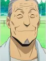 Portrait of character named Grandfather Mikage