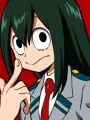 Portrait of character named Tsuyu Asui