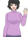 Portrait of character named Kurumi Saiki