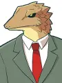 Portrait of character named Lizard