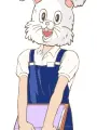 Portrait of character named Rabbit Head
