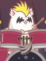 Portrait of character named Metal Bananya