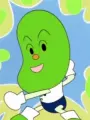 Portrait of character named Green Jelly Beans