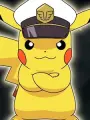 Portrait of character named Captain Pikachu