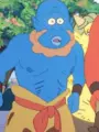 Portrait of character named Blue Oni