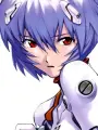 Portrait of character named Rei Ayanami