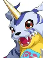 Portrait of character named Gabumon