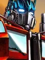 Portrait of character named Optimus Prime