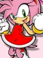 Portrait of character named Amy Rose