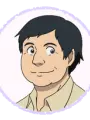 Portrait of character named Ronpei Isozaki
