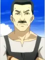 Portrait of character named Father Maekawa