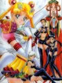 Poster depicting Bishoujo Senshi Sailor Moon: Sailor Stars