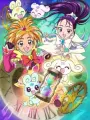 Poster depicting Futari wa Precure: Splash☆Star Movie - Tick Tack Kiki Ippatsu!