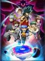 Poster depicting Metal Fight Beyblade 4D