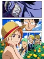 Poster depicting One Piece: Episode of Nami - Koukaishi no Namida to Nakama no Kizuna