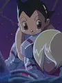 Poster depicting Tetsuwan Atom: Chikyuu Saigo no Hi