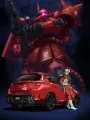 Poster depicting Zeonic Toyota Special Movie
