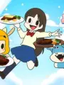 Poster depicting Oniku Daisuki! Zeushi-kun: Suteki na Hamburger