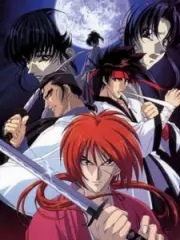 Poster depicting Rurouni Kenshin: Meiji Kenkaku Romantan - Ishinshishi e no Requiem
