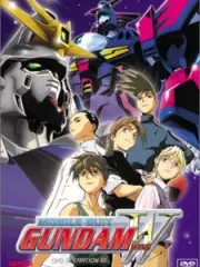 Poster depicting Mobile Suit Gundam Wing