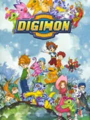 Poster depicting Digimon Adventure