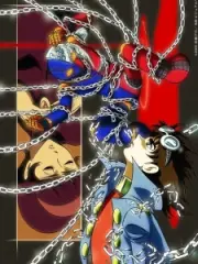 Poster depicting Jinzou Ningen Kikaider: The Animation