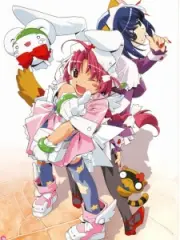 Poster depicting Nurse Witch Komugi-chan Magikarte