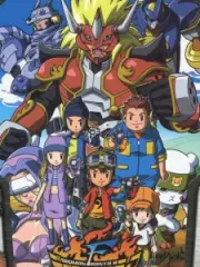 Poster depicting Digimon Frontier