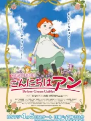 Poster depicting Konnichiwa Anne