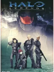Poster depicting Halo Legends