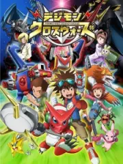 Poster depicting Digimon Xros Wars