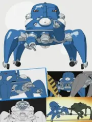 Poster depicting Ghost in the Shell: Stand Alone Complex - The Laughing Man - Tachikoma no Hibi