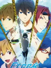Poster depicting Free!