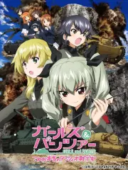 Poster depicting Girls und Panzer: Kore ga Hontou no Anzio-sen Desu!