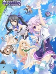 Poster depicting Choujigen Game Neptune: The Animation OVA