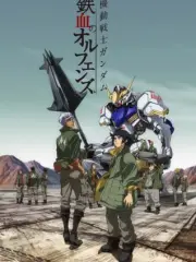 Poster depicting Mobile Suit Gundam: Iron-Blooded Orphans
