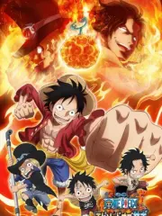 Poster depicting One Piece: Episode of Sabo - 3 Kyoudai no Kizuna Kiseki no Saikai to Uketsugareru Ishi