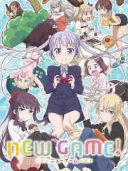 Poster depicting New Game!