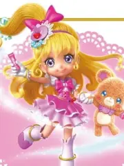 Poster depicting Cure Miracle to Mofurun no Mahou Lesson