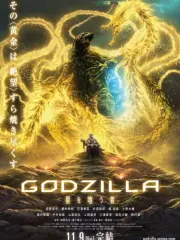 Poster depicting Godzilla 3: Hoshi wo Kuu Mono