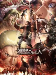 Poster depicting Shingeki no Kyojin Season 3 Part 2