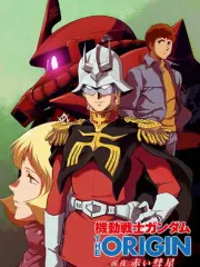 Poster depicting Mobile Suit Gundam: The Origin - Advent of the Red Comet