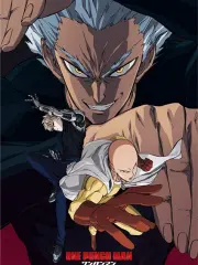 Poster depicting One Punch Man 2nd Season Commemorative Special