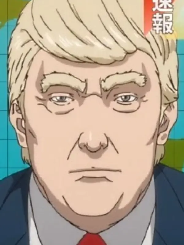 Portrait of character named  Donald Trump