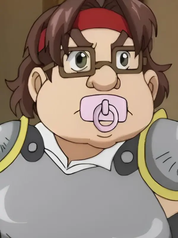 Portrait of character named  Man with Pacifier
