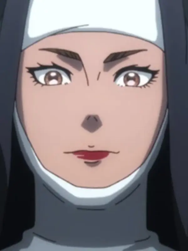 Portrait of character named  Nun