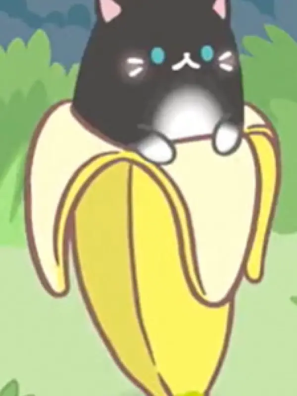 Portrait of character named  Black and White Bananya