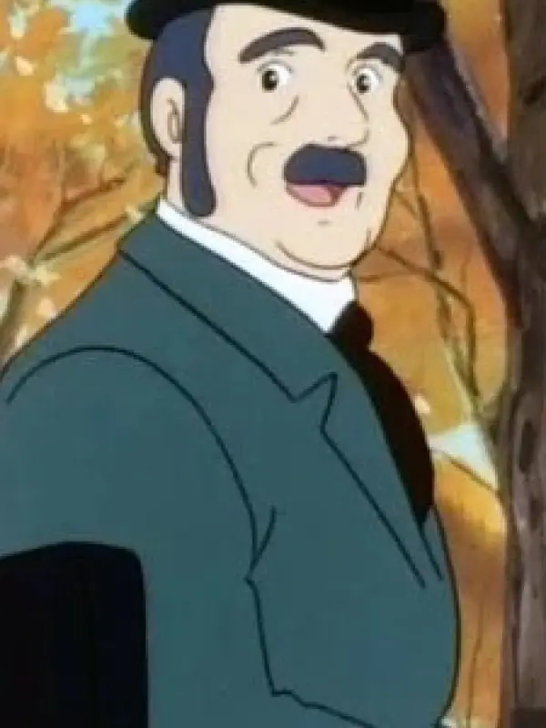 Portrait of character named  Mr. Barry