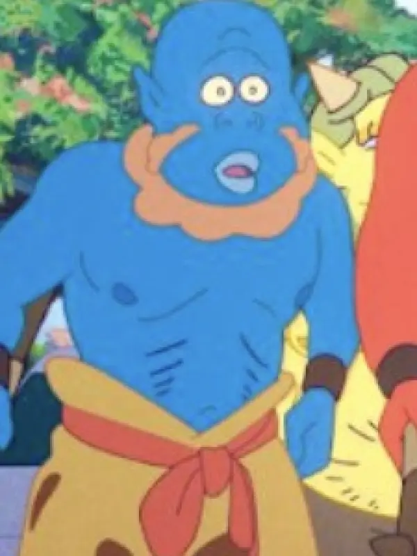 Portrait of character named  Blue Oni