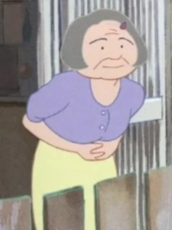 Portrait of character named  Mrs. Tsurumaki